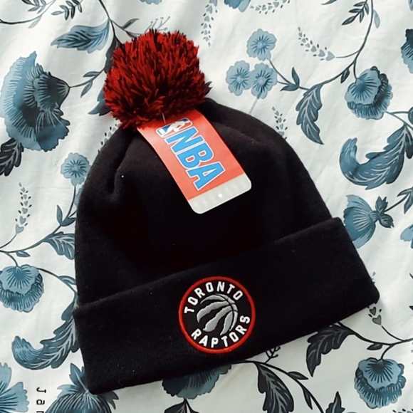 Mens/Unisex Raptors Licensed NBA Pompom Toque - Picture 1 of 5